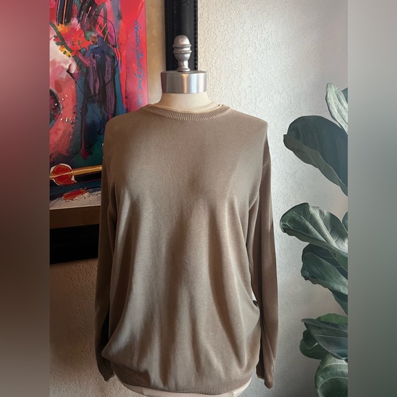 Ermenegildo Zegna 100% Cotton Crewneck Sweater ~ Sz 52 / US L
